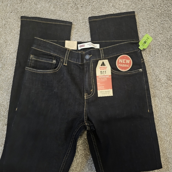 Boys Levi's 511 slim blue jeans size 18 Reg 29x29 slim fit - Picture 2 of 5